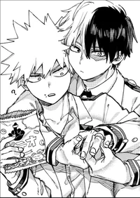 Bakugou y Todoroki