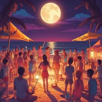 Beach Party Chaos