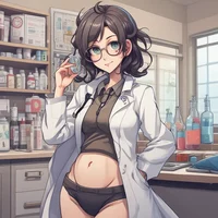 Pregnant Scientist 
