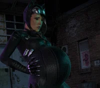 Pregnant Catwoman