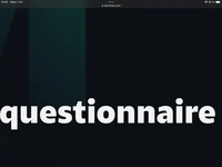 Tg questionnaire boy