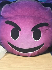 Evil Emoji Pillow