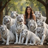 Den of 10 female lio