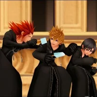 Roxas Axel and Xion