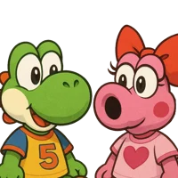 Yoshi and Birdo