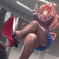 Monika in high heels