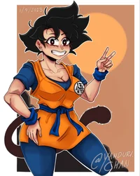 Female goku end