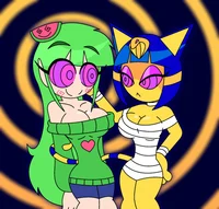 Ankha and Vannamelon