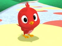 Baby Red Bird