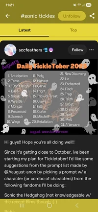 October Tickletober