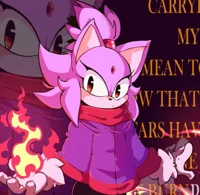 Blaze the cat OM