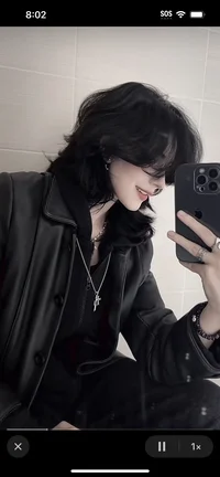 Masculine Goth Girl