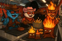 fast food hell burge