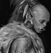 Sad Orc Woman
