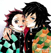 Tanjiro and Giyu