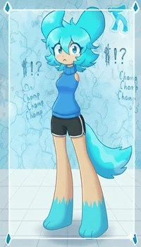 Cyan rainbow friends