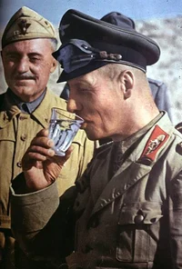 I drank Rommel