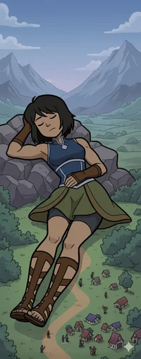 Korra - Giantess