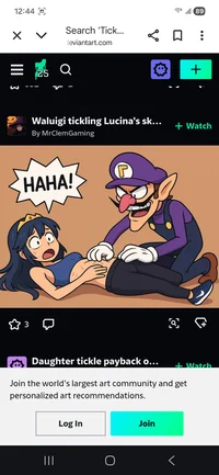 Waluigi Tickles You