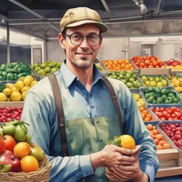 Fresh fruit salesmen