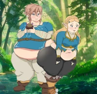 Chub Link and Zelda
