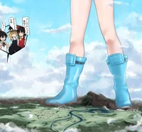 Human vs giant gril