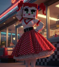 Vintage Circus Baby