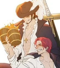 Shanks and Mihawk