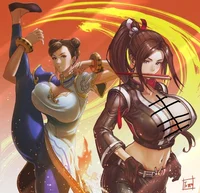 Chun li and Mai