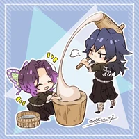 Shinobu and giyuu