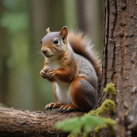 Forest squirrel 