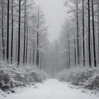 Winter forest