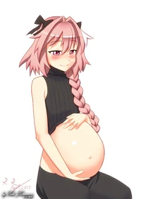 Pregnant Astolfo