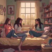 3 lesbian roommatees