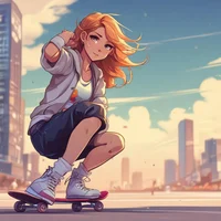 Avril the Skater