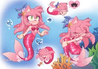 Amy Rose-Mermaid