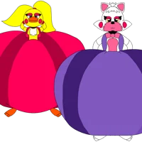 Toy Chica and Mangle