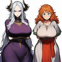 Goddess and Villager