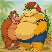 Bowser meets Louie