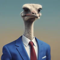 Henk the ostrich