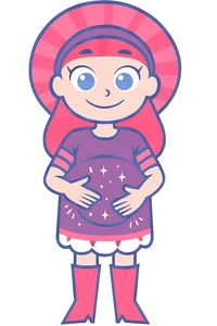 Belly drummer deedee