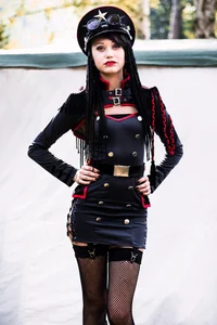 Military Goth Girl