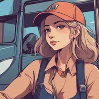 Female truck driver