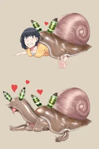 Snail turned