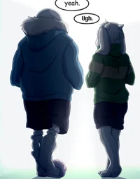 Sans and Asriel