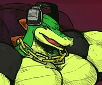 Fem vector crocodile