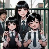 Hana Sima and Ren