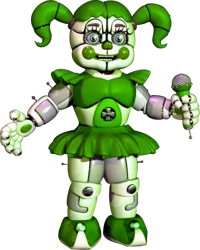 Green circus baby