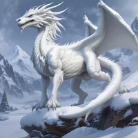 Giant Ice dragoness 