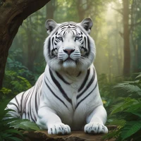 White tigress